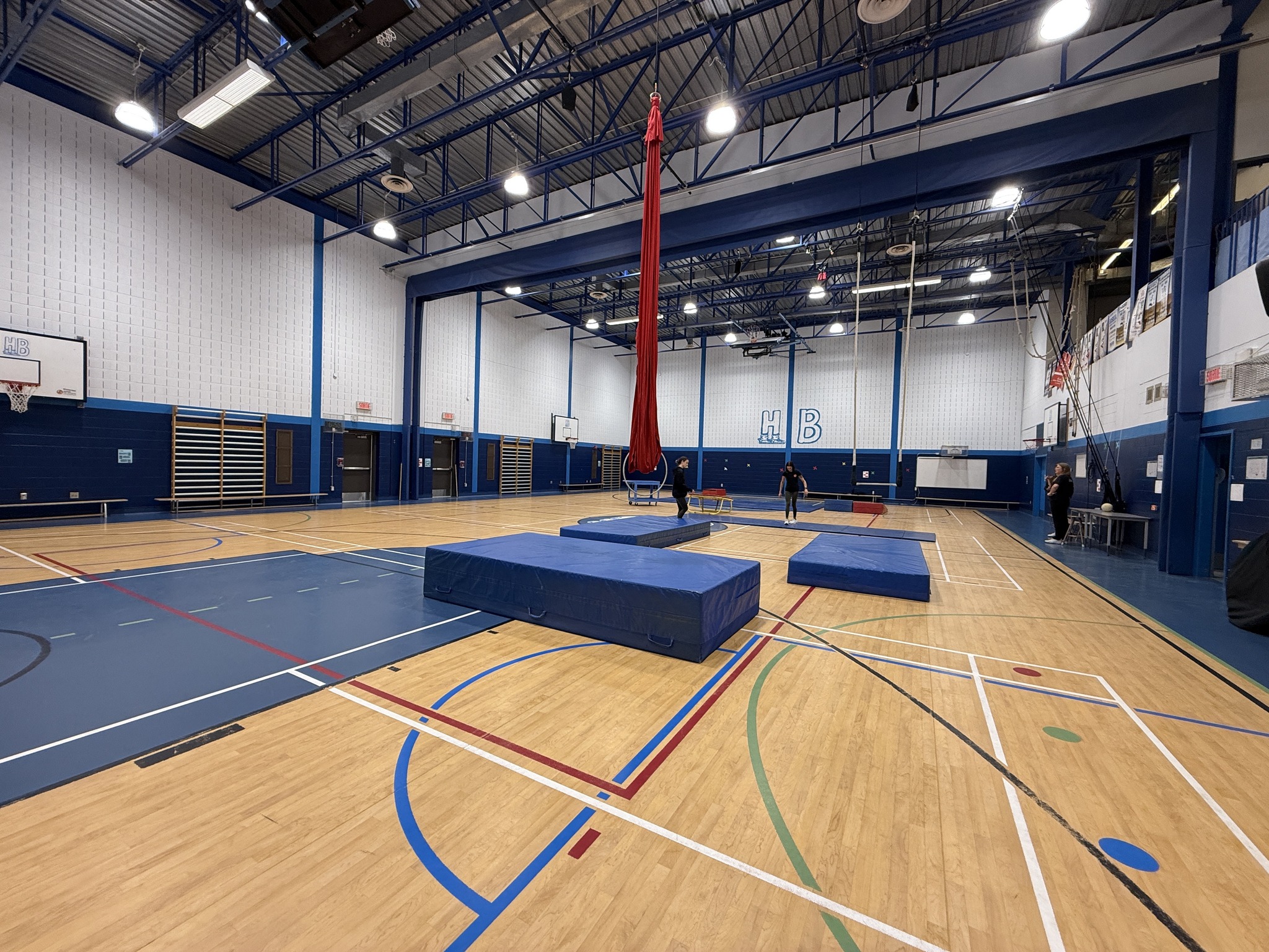 Gymnase de l'école de Cirque Cirkana à Mascouche