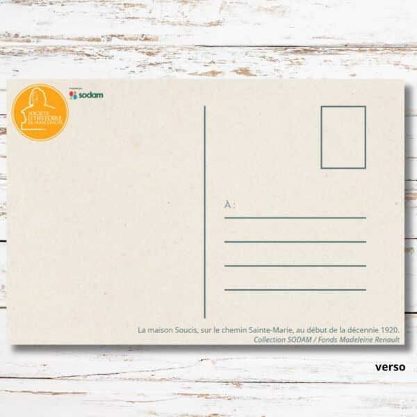Verso des cartes postales du Mascouche d'autrefois