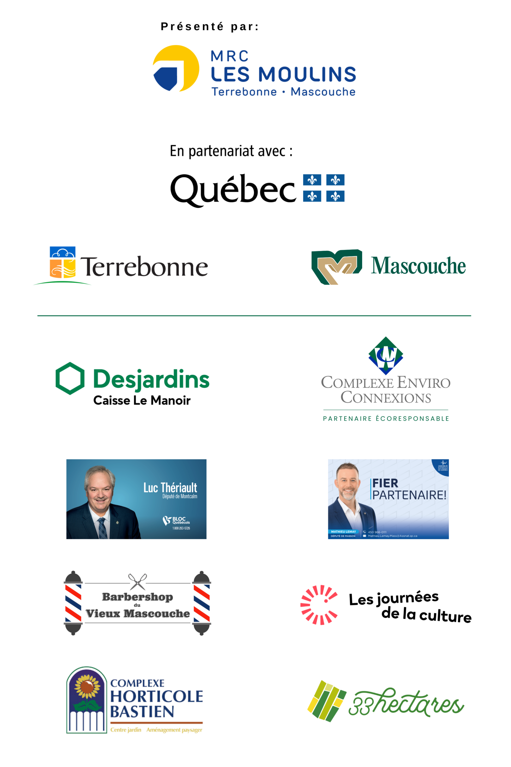 Partenaires de la Fête des récoltes 2026