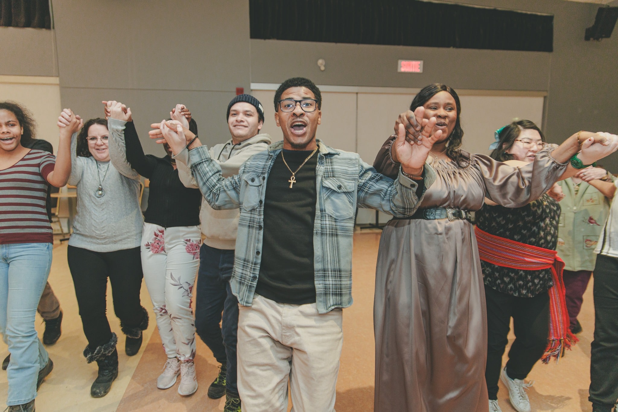 Danseurs lors de Veillons ensemble.