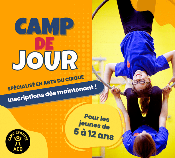 Inscription 2026 au camp de jour Cirkana à Mascouche